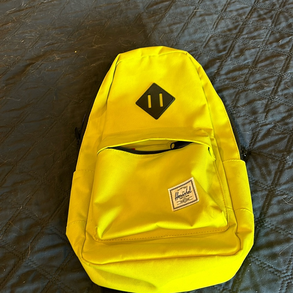 Hershel lime yellow shoulder bag